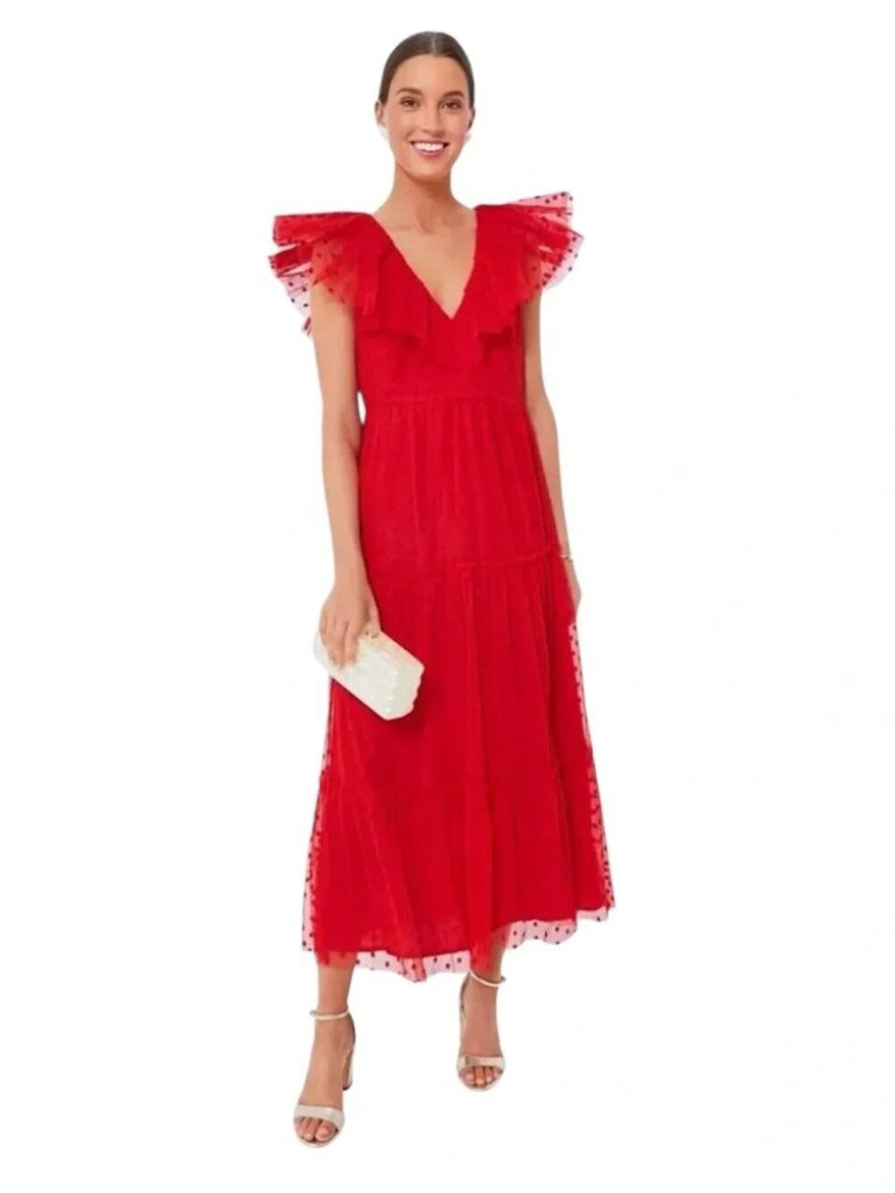 Tuckernuck Red Giselle Tulle Gown XXL NWT